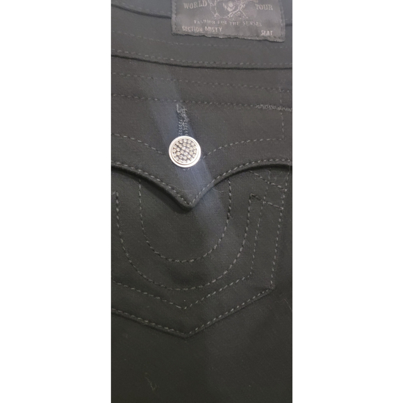 NWOT Women's True Religion Black Jeans Size 24 - Picture 7 of 7